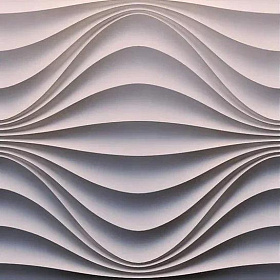 Гипсовая панель 3D Deko Круговая волна